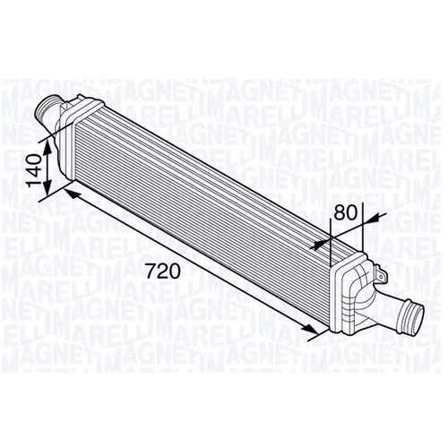 Chladič plniaceho vzduchu MAGNETI MARELLI 351319202690