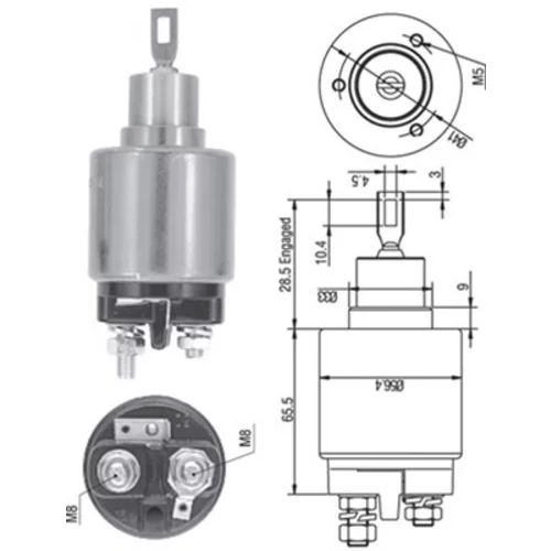 Elektromagnetický spínač pre štartér MAGNETI MARELLI 940113050322