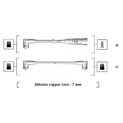 Sada zapaľovacích káblov MAGNETI MARELLI 941175100752