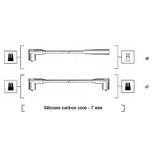 Sada zapaľovacích káblov MAGNETI MARELLI 941275010837