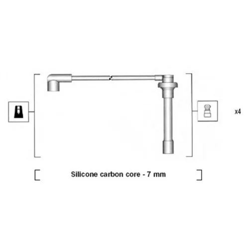 Sada zapaľovacích káblov MAGNETI MARELLI 941315050892