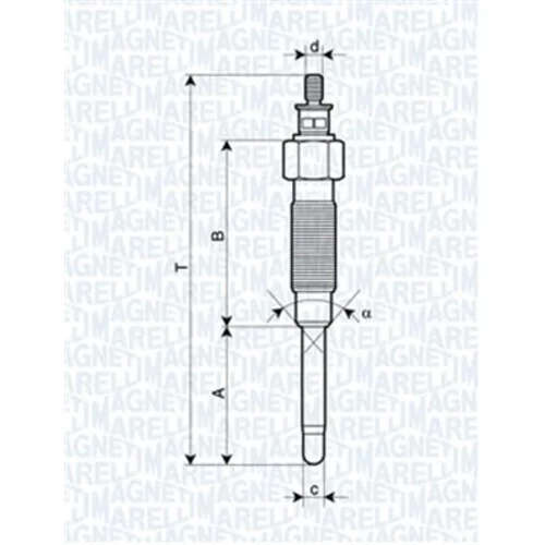 Žeraviaca sviečka MAGNETI MARELLI 062900065304