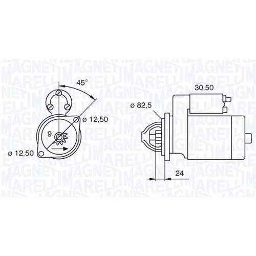 Štartér MAGNETI MARELLI 063521090120