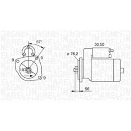 Štartér MAGNETI MARELLI 063720801010