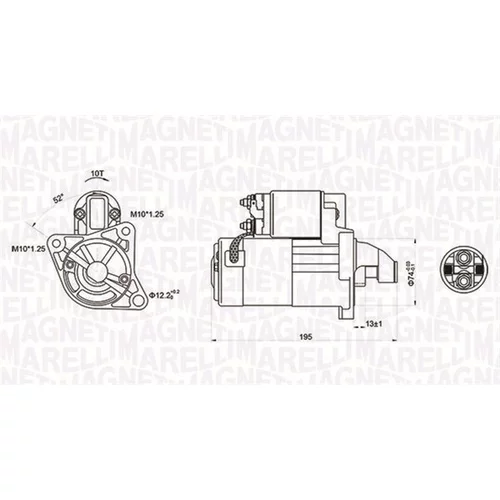 Štartér MAGNETI MARELLI 063721096010