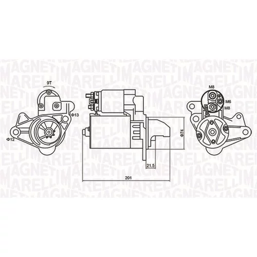 Štartér MAGNETI MARELLI 063721254010