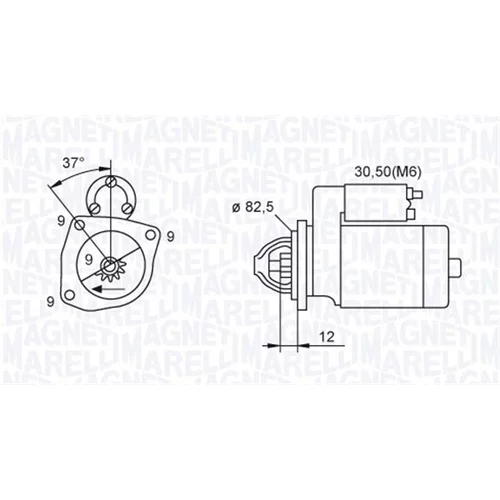 Štartér MAGNETI MARELLI 063721264010