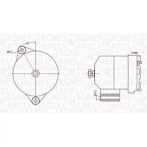 Alternátor MAGNETI MARELLI 063731586010