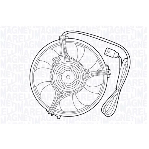 Ventilátor chladenia motora MAGNETI MARELLI 069422529010