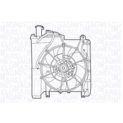 Ventilátor chladenia motora MAGNETI MARELLI 069422543010