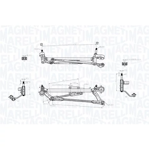 Mechanizmus stieračov MAGNETI MARELLI 085570702010