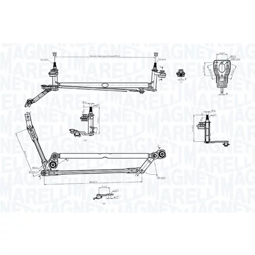 Mechanizmus stieračov MAGNETI MARELLI 085570759010 - obr. 2