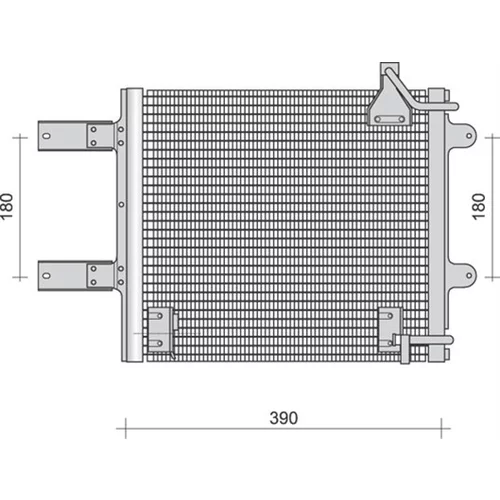 Kondenzátor klimatizácie MAGNETI MARELLI 350203290000