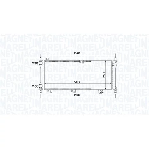 Chladič motora MAGNETI MARELLI 350213814000