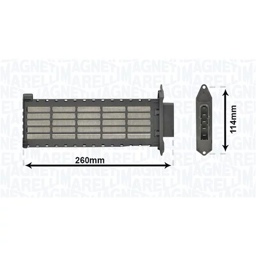 Výmenník tepla vnútorného kúrenia MAGNETI MARELLI 350218446000