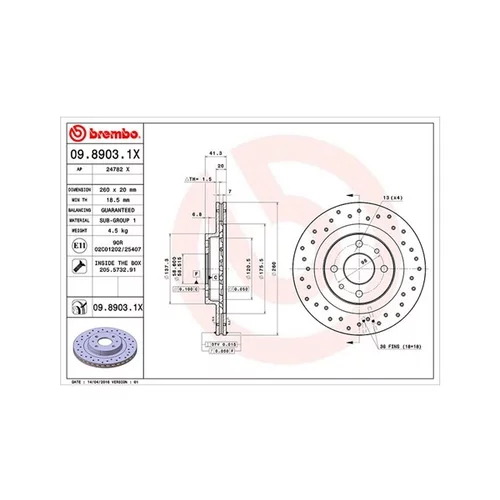 Brzdový kotúč MAGNETI MARELLI 360406099402