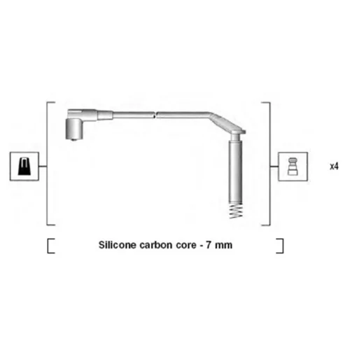 Sada zapaľovacích káblov MAGNETI MARELLI 941125190673