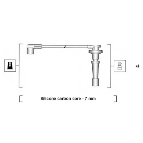 Sada zapaľovacích káblov MAGNETI MARELLI 941315070894