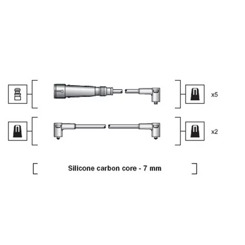 Sada zapaľovacích káblov MAGNETI MARELLI 941318111047