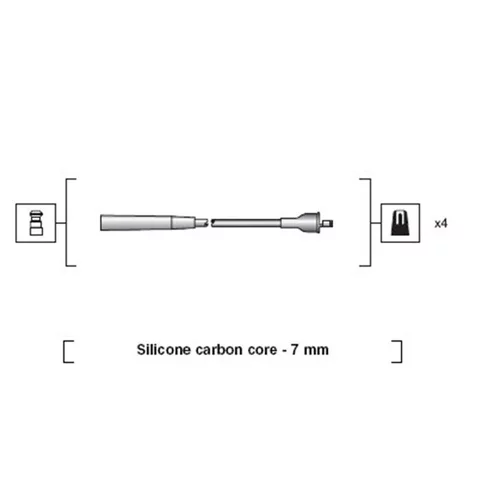 Sada zapaľovacích káblov MAGNETI MARELLI 941318111227