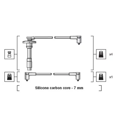 Sada zapaľovacích káblov MAGNETI MARELLI 941318111264