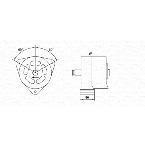 Alternátor MAGNETI MARELLI 943356224010