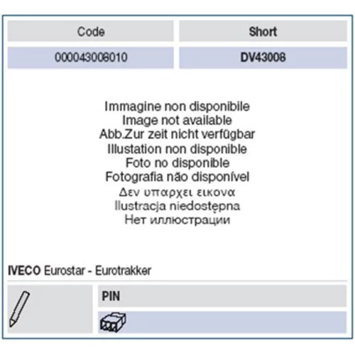 Spínač riadenia 000043008010 (MAGNETI MARELLI) - obr. 2