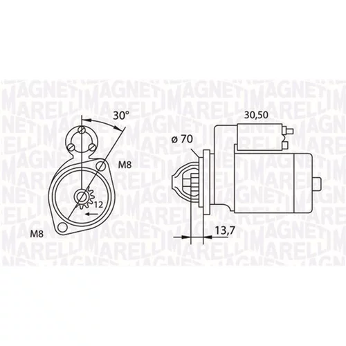 Štartér MAGNETI MARELLI 063191007010