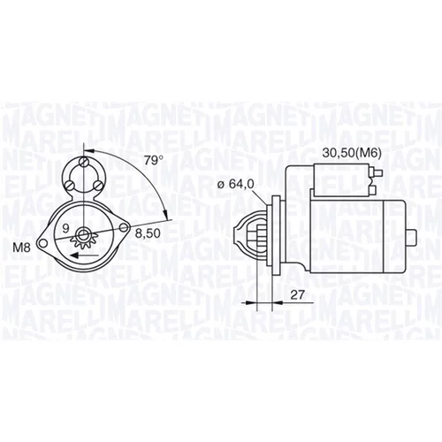 Štartér MAGNETI MARELLI 063280045010