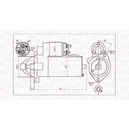 Štartér MAGNETI MARELLI 063720624010