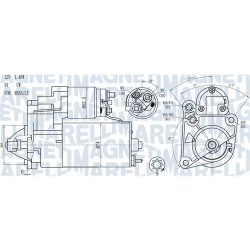 Štartér MAGNETI MARELLI 063720784010