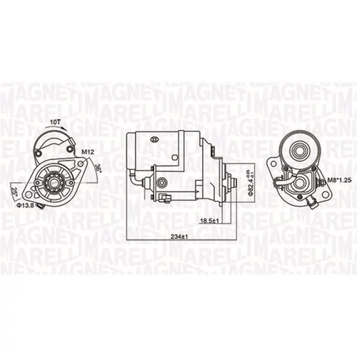 Štartér MAGNETI MARELLI 063721154010