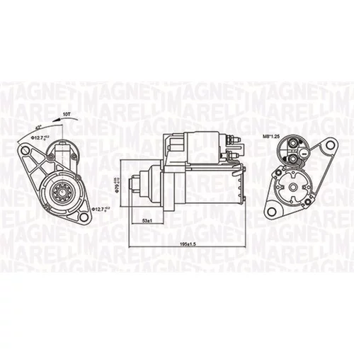 Štartér MAGNETI MARELLI 063721330010