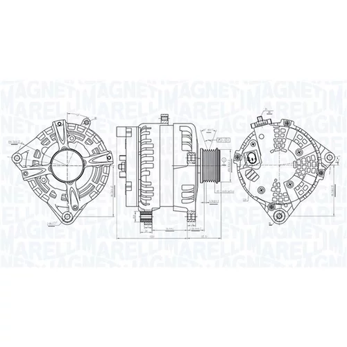 Alternátor 063731513010 (MAGNETI MARELLI)