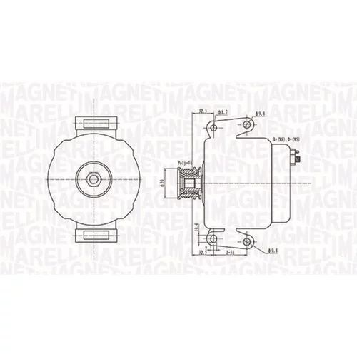 Alternátor MAGNETI MARELLI 063731630010