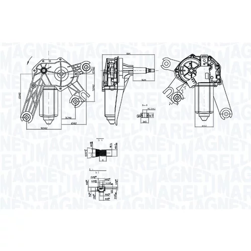 Motor stieračov MAGNETI MARELLI 064073800010