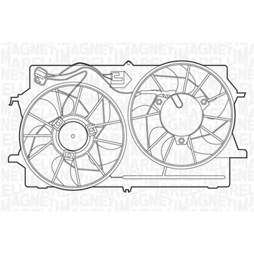 Ventilátor chladenia motora MAGNETI MARELLI 069422317010