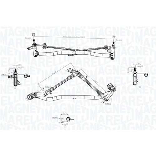 Mechanizmus stieračov MAGNETI MARELLI 085570746010 - obr. 2