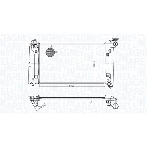 Chladič motora MAGNETI MARELLI 350213178300