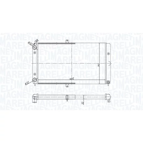 Chladič motora 350213180700 (MAGNETI MARELLI)