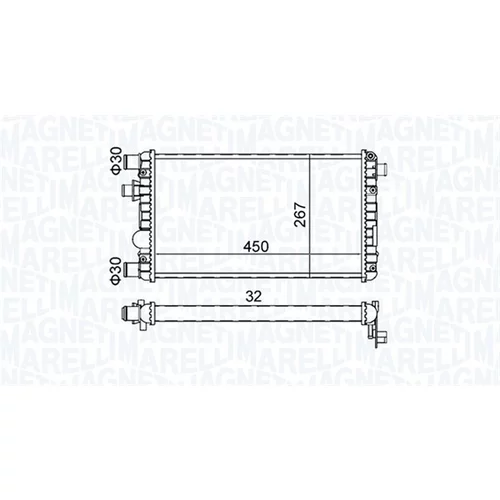 Chladič motora MAGNETI MARELLI 350213191300