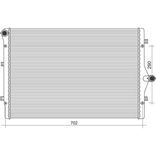 Chladič motora MAGNETI MARELLI 350213855000