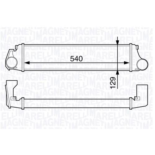 Chladič plniaceho vzduchu MAGNETI MARELLI 351319203280