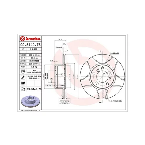 Brzdový kotúč MAGNETI MARELLI 360406015705