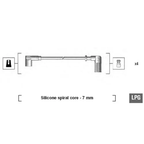 Sada zapaľovacích káblov MAGNETI MARELLI 941095680607