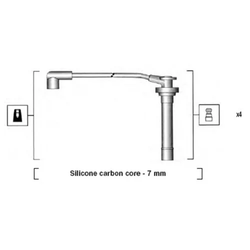Sada zapaľovacích káblov MAGNETI MARELLI 941295120858