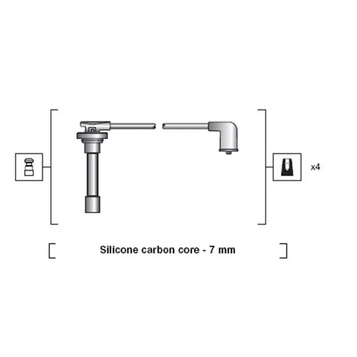 Sada zapaľovacích káblov MAGNETI MARELLI 941318111103