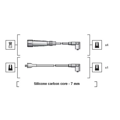 Sada zapaľovacích káblov MAGNETI MARELLI 941318111155