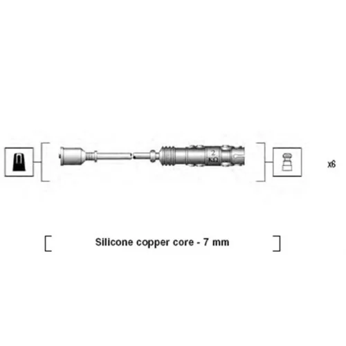 Sada zapaľovacích káblov MAGNETI MARELLI 941455010942