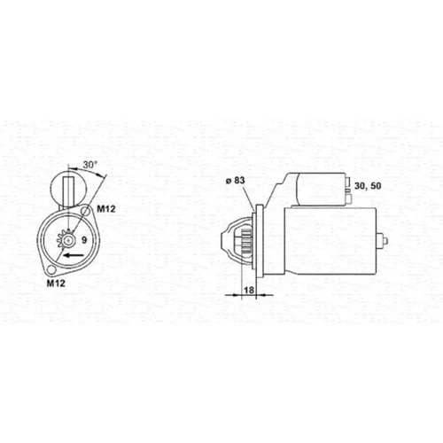 Štartér MAGNETI MARELLI 943251323010